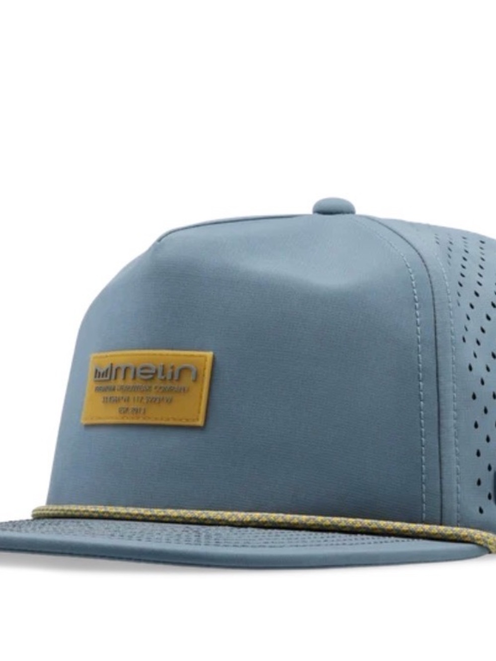 Melin Coronado Brick Hydro Hat in Blue Stone/Gum - size small NWOT
